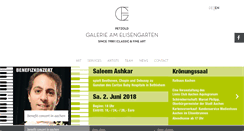 Desktop Screenshot of galerie-am-elisengarten.de